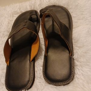 Real leather sandals